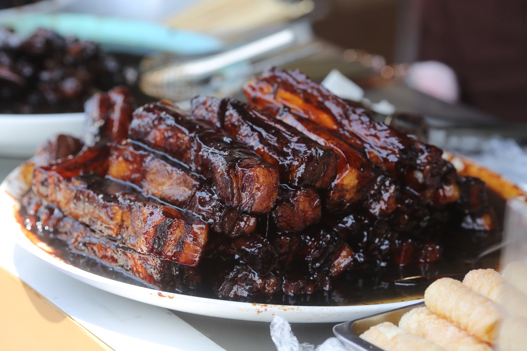 皖山小馆代表菜：山粉圆子烧肉