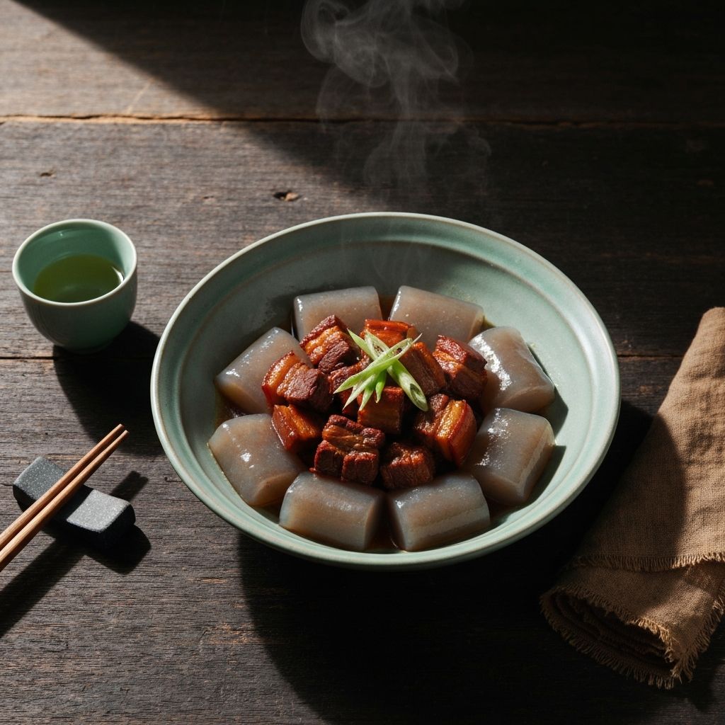 山粉圆子烧肉